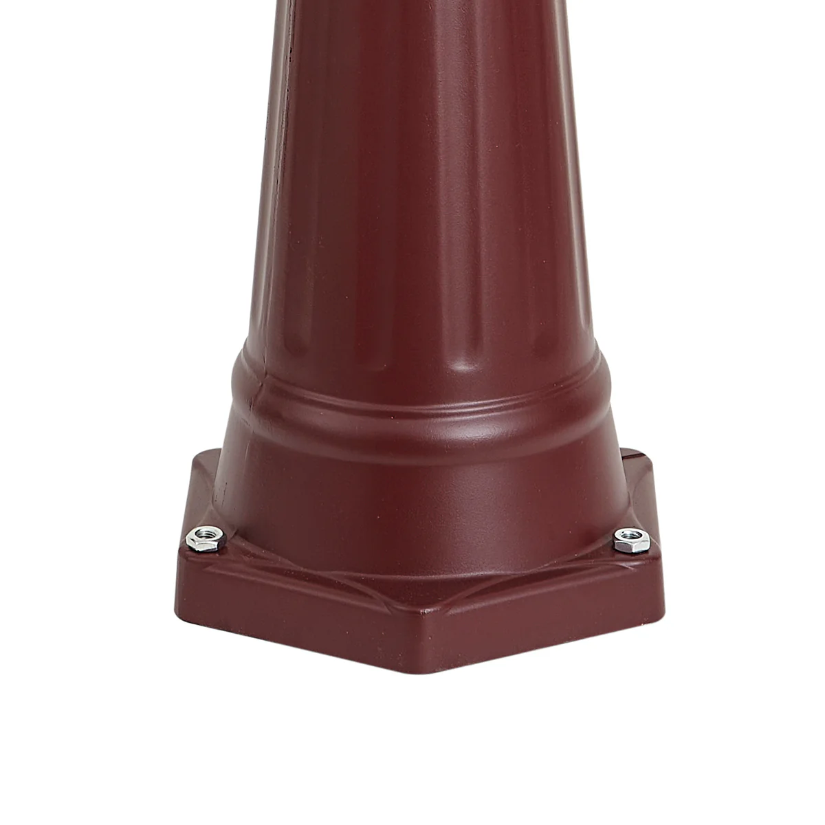 QAZQA Klassieke buitenlantaarn donker rood 220cm 3-lichts IP44 - - Image 8
