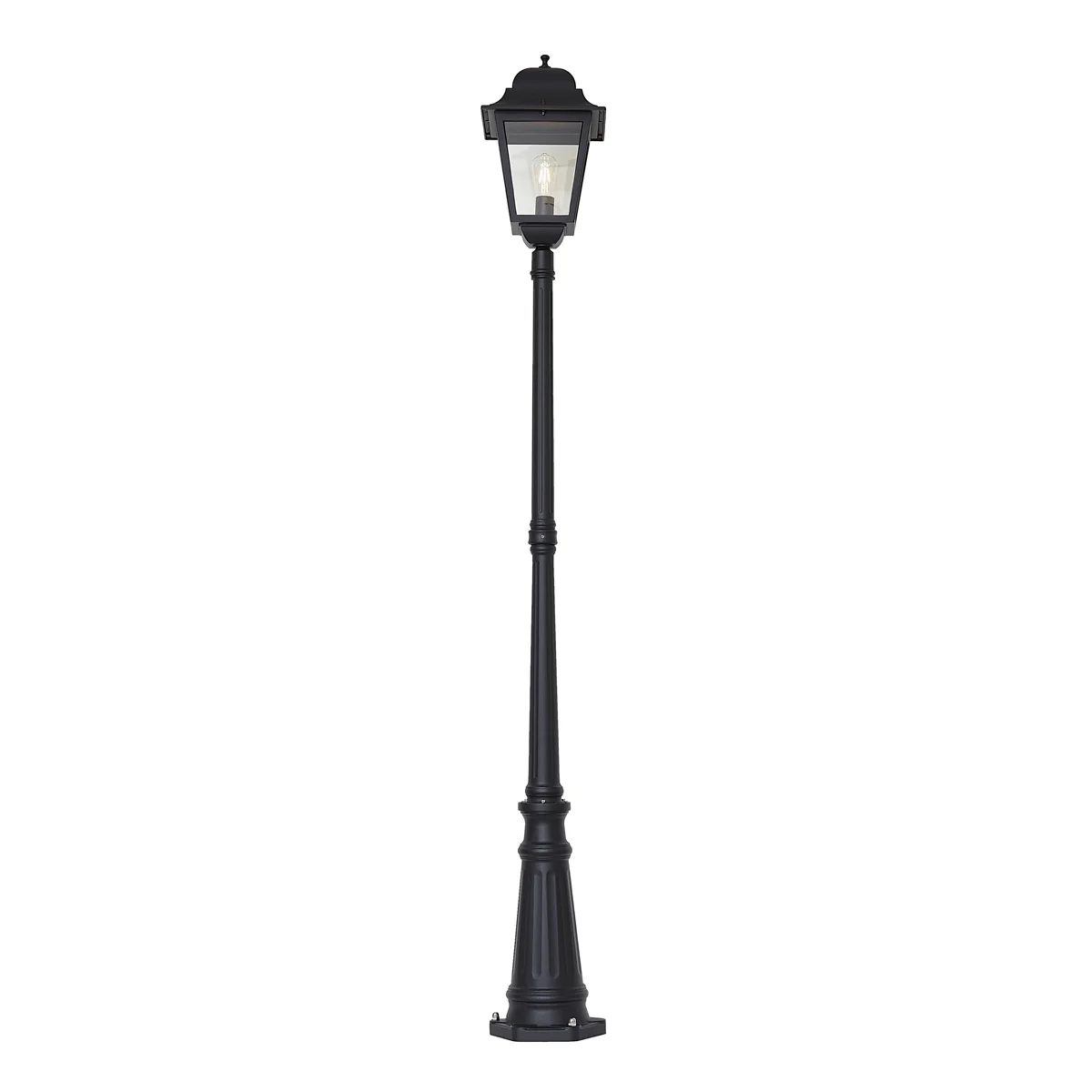 QAZQA Klassieke buitenlantaarn zwart 220cm IP44 - Big - Image 3