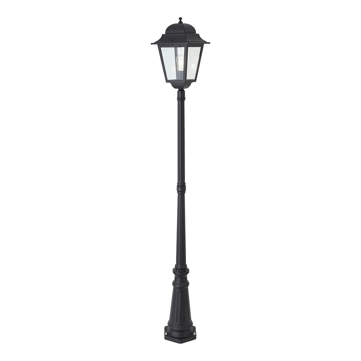 QAZQA Klassieke buitenlantaarn zwart 220cm IP44 - Big - Image 4