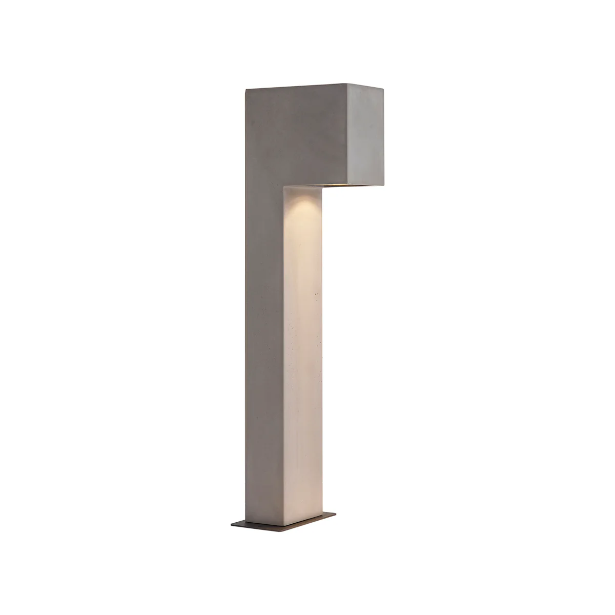 QAZQA Modern buiten paaltje grijs 65cm IP44 - Pompei - Image 2