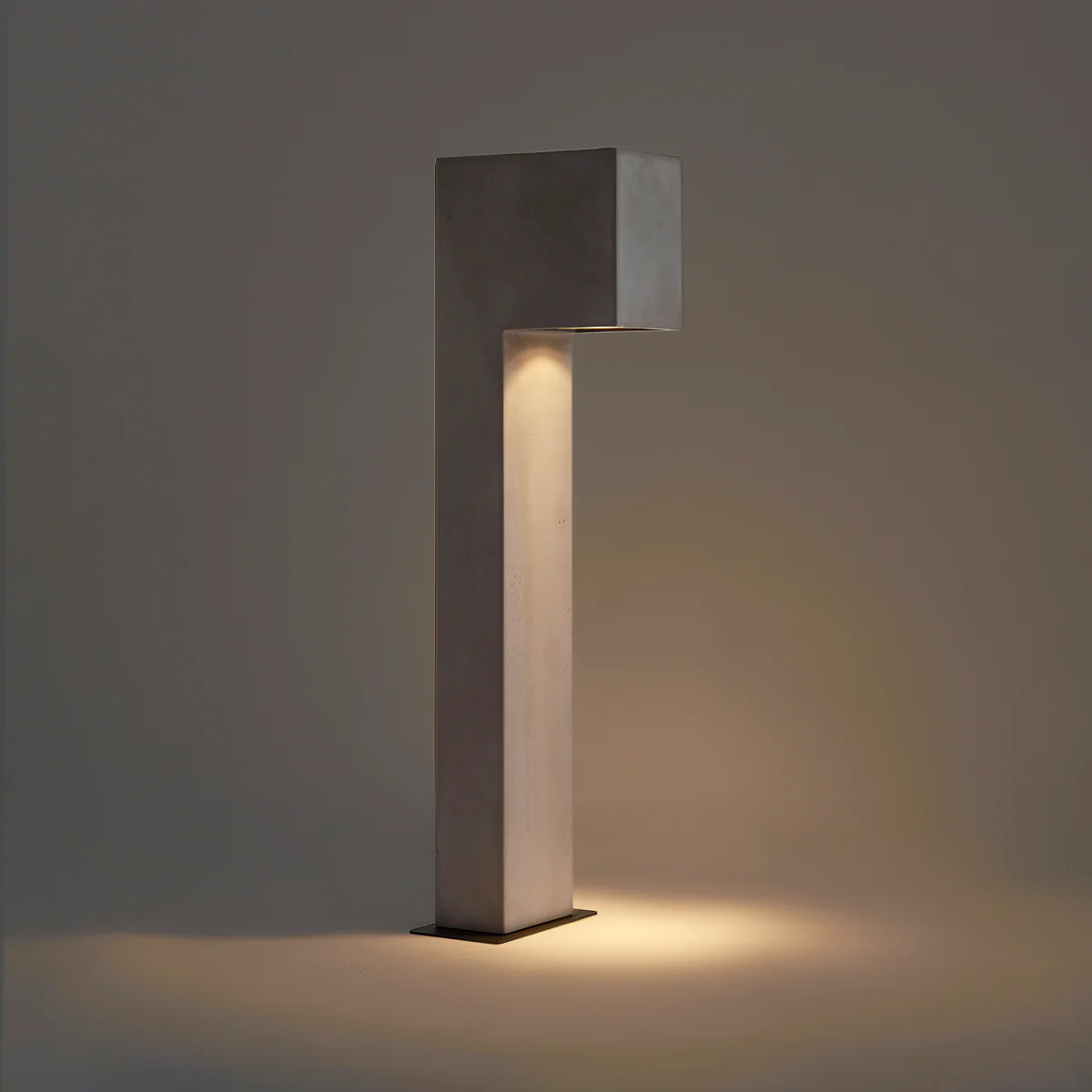 QAZQA Modern buiten paaltje grijs 65cm IP44 - Pompei - Image 9