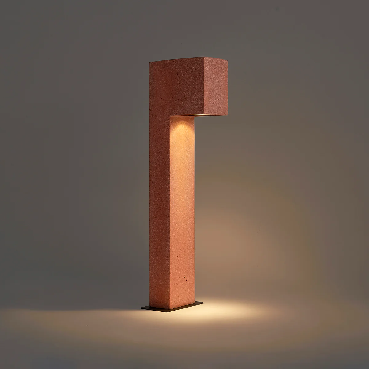 QAZQA Modern buiten paaltje terracotta 65cm IP44 - Pompei - Image 5