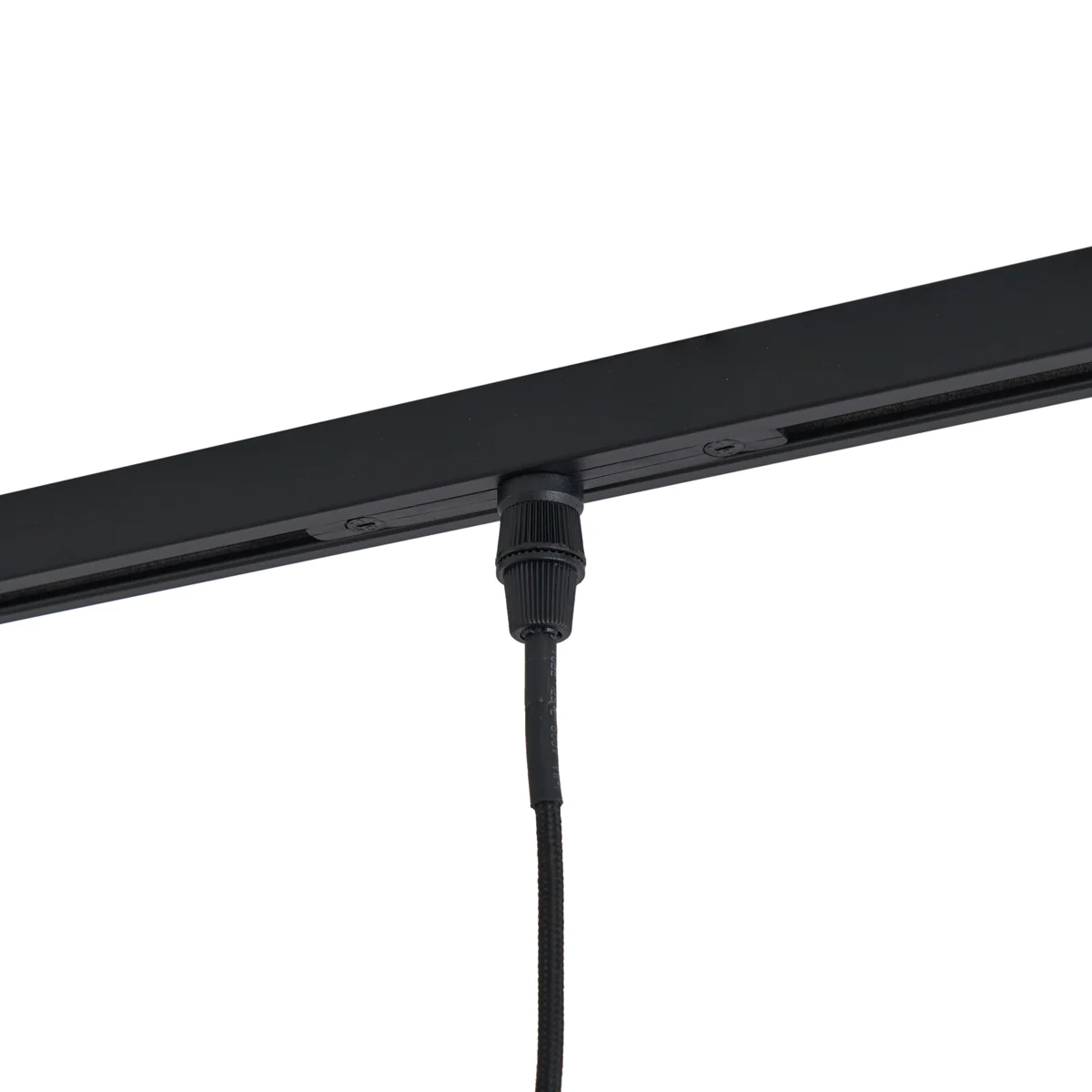 QAZQA Modern railsysteem zwart met 3 hanglampen gunmetal 1-fase - - Image 5