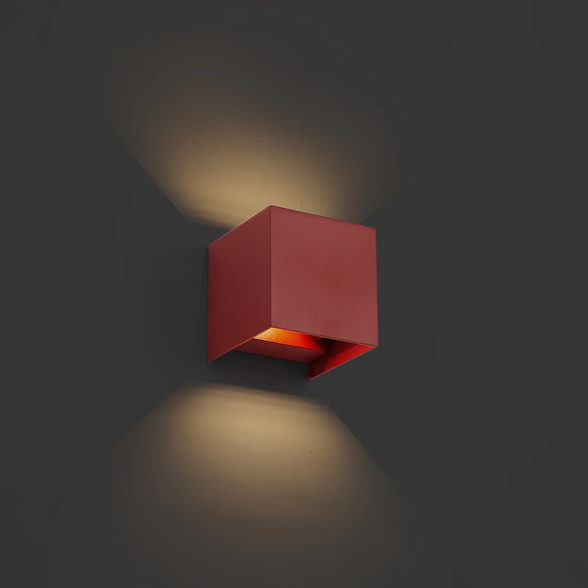 QAZQA Moderne buiten wandlamp donker rood incl. LED IP54 - Edwin - Image 10