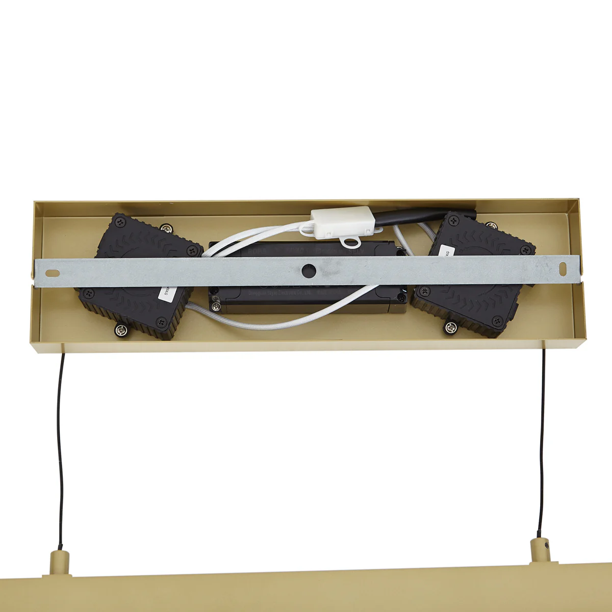 QAZQA Moderne hanglamp messing met helder glas - Catch - Image 10