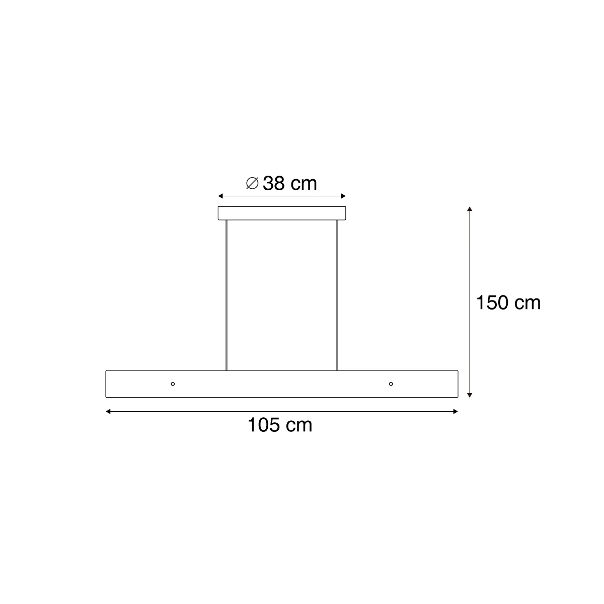 QAZQA Moderne hanglamp messing met helder glas - Catch - Image 5