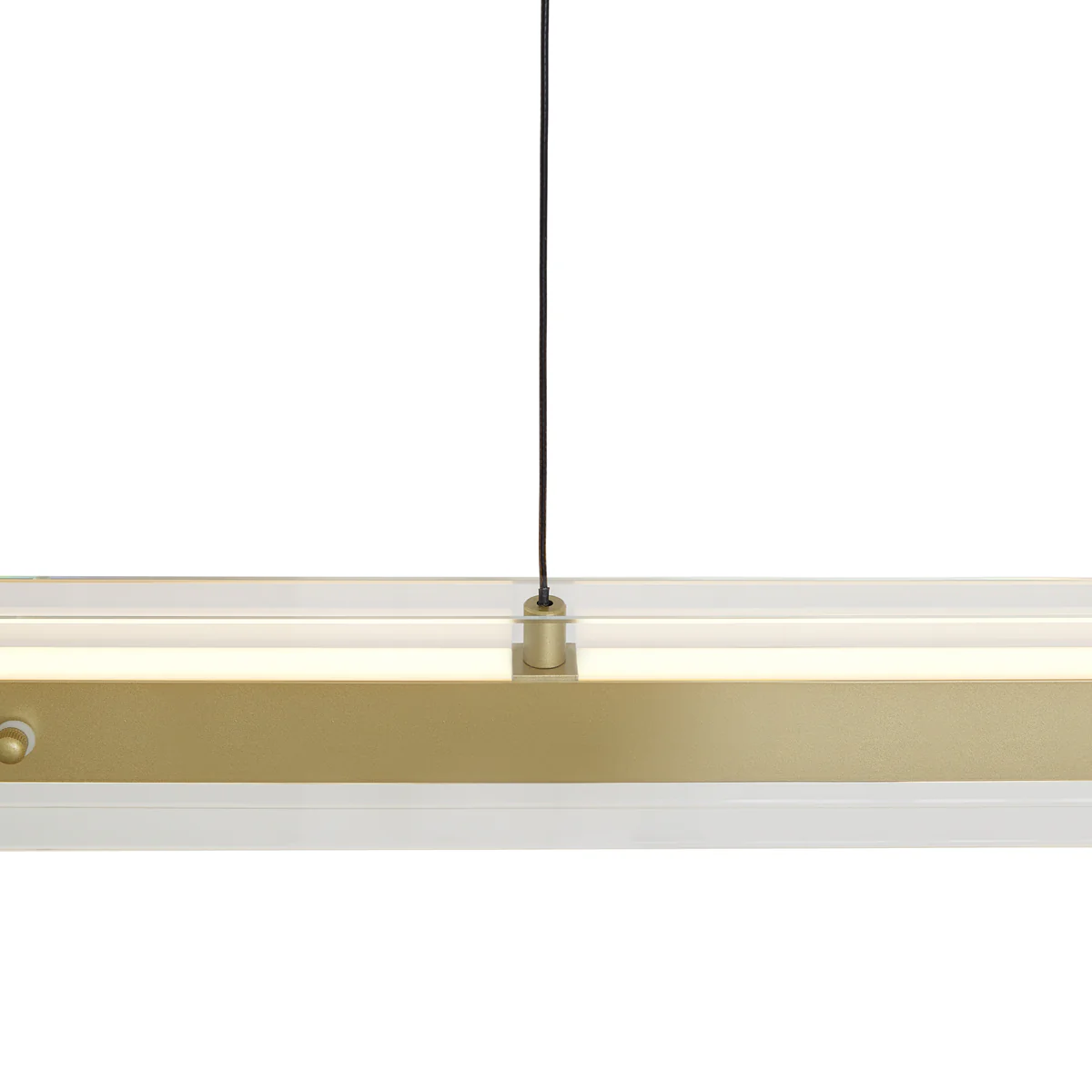 QAZQA Moderne hanglamp messing met helder glas - Catch - Image 6
