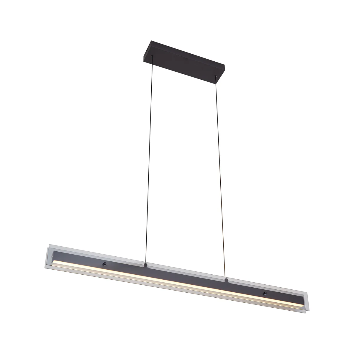 QAZQA Moderne hanglamp zwart met smoke glas - Catch - Image 8