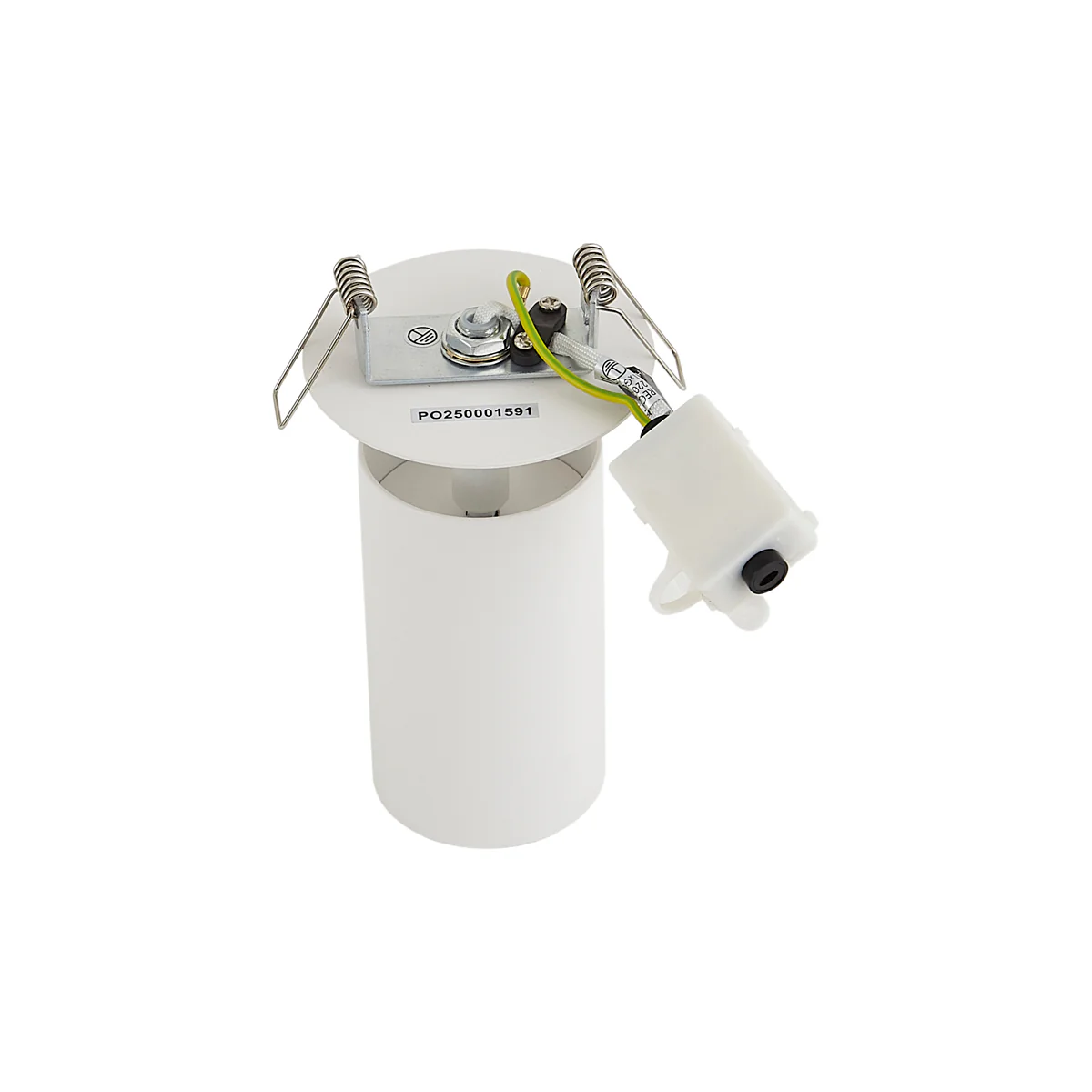 QAZQA Moderne inbouwspot wit GU10 50mm IP44 - Chels - Image 8