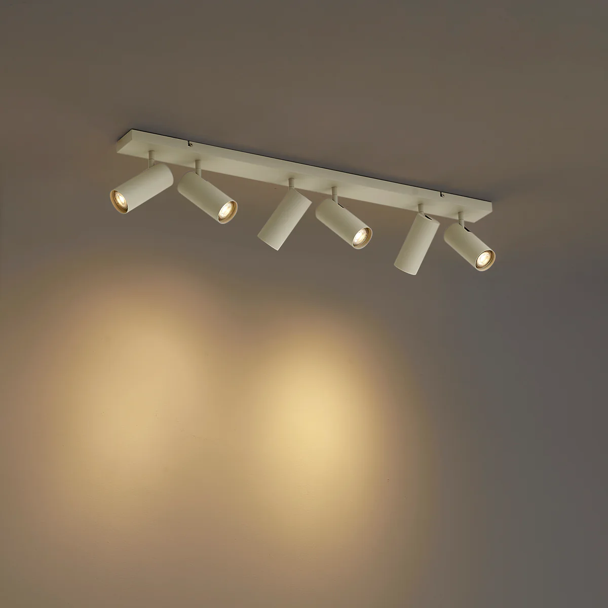 QAZQA Moderne plafondlamp beige 102cm 6-lichts verstelbaar - Renna - Image 9