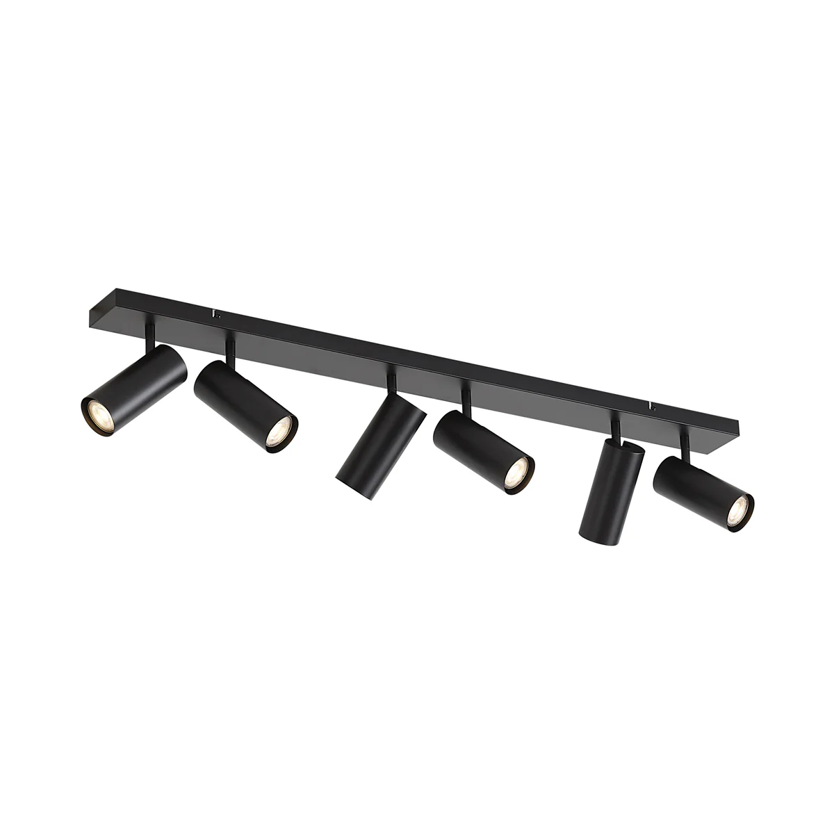 QAZQA Moderne plafondlamp zwart 102cm 6-lichts verstelbaar - Renna - Image 2