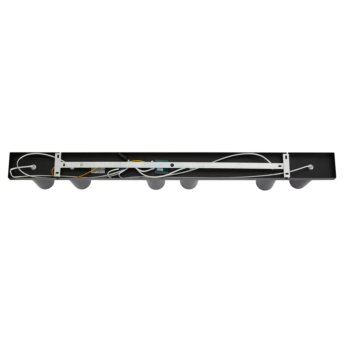 QAZQA Moderne plafondlamp zwart 102cm 6-lichts verstelbaar - Renna - Image 8