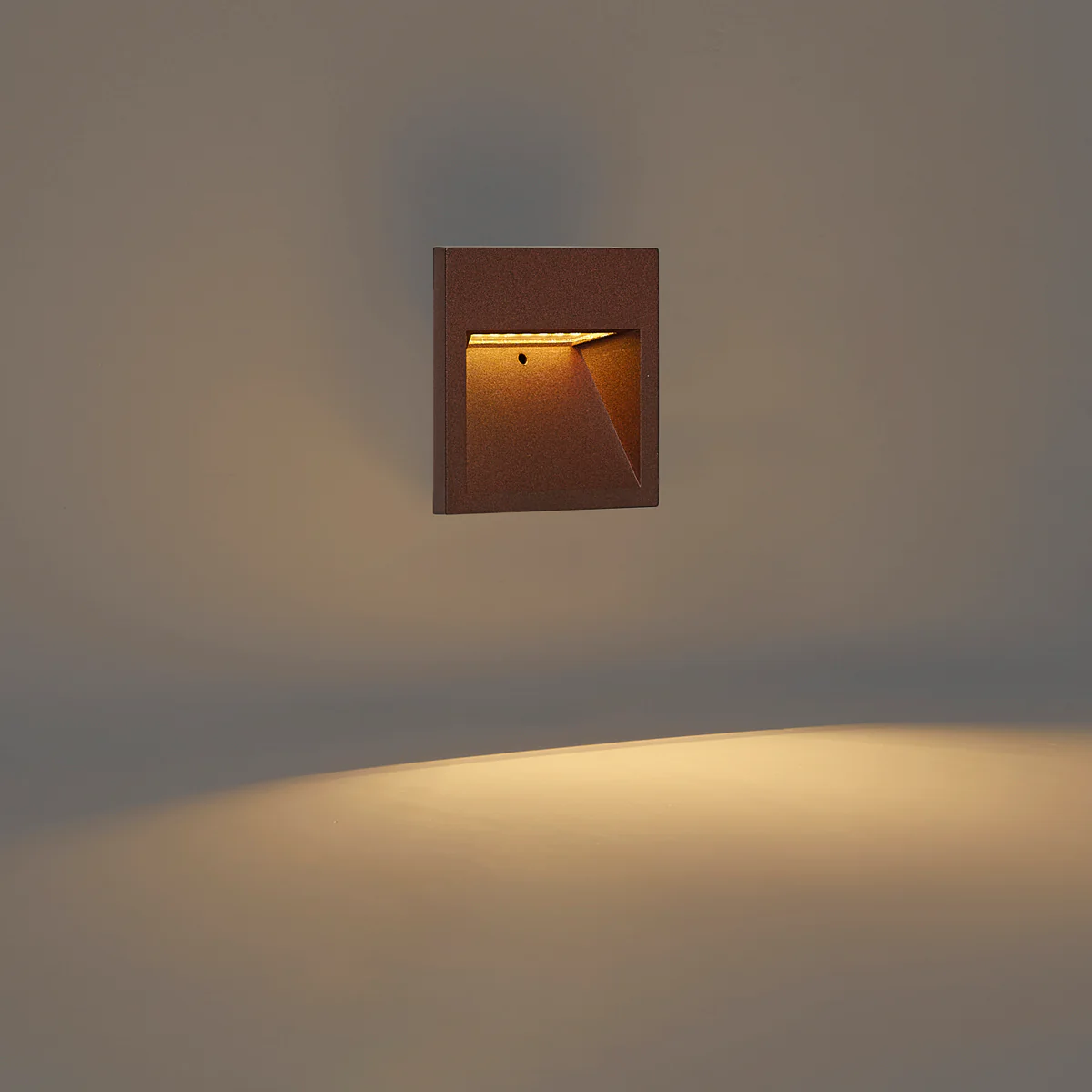 QAZQA Moderne wandlamp roestbruin vierkant incl. LED IP54 - Gem - Image 10