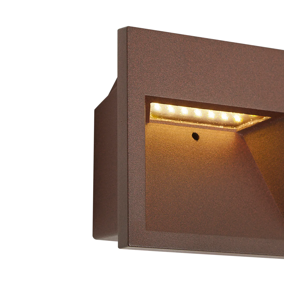 QAZQA Moderne wandlamp roestbruin vierkant incl. LED IP54 - Gem - Image 6