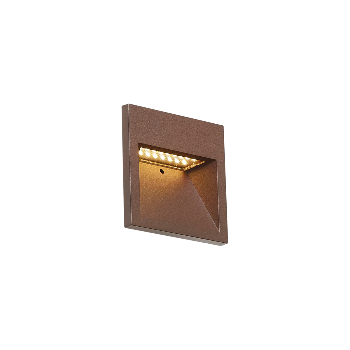 QAZQA Moderne wandlamp roestbruin vierkant incl. LED IP54 - Gem - Image 7