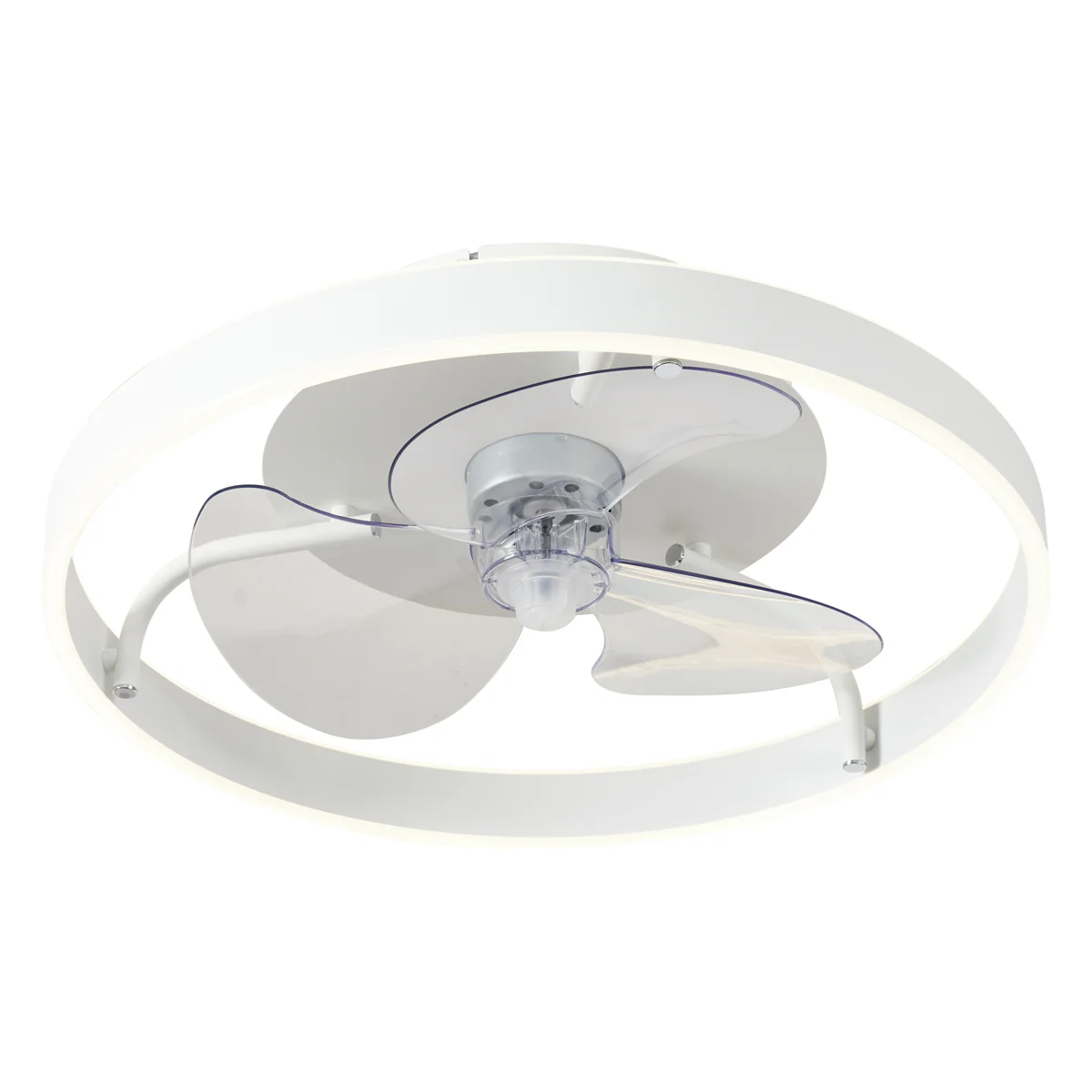 QAZQA Plafondventilator wit 50cm incl. LED dimbaar met - Image 8