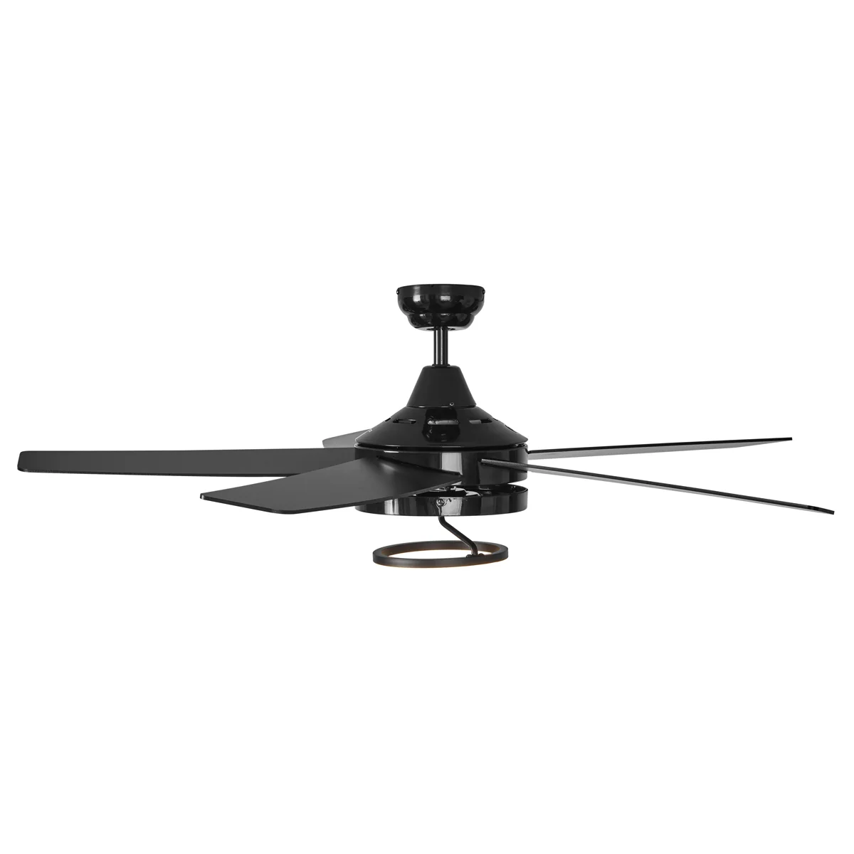 QAZQA Plafondventilator zwart 132cm incl. LED met afstandbediening - - Image 9