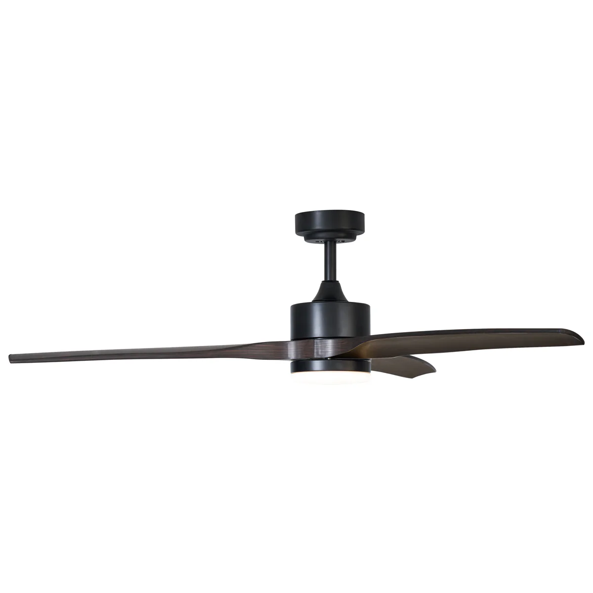 QAZQA Plafondventilator zwart met hout print 132cm incl. LED dimbaar - Image 9