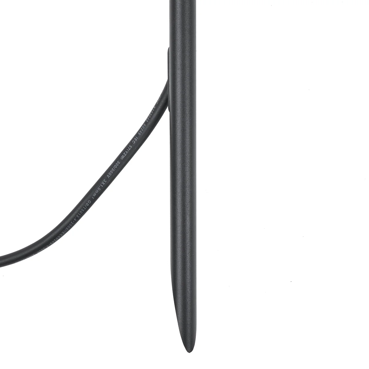 QAZQA Prikspot zwart 40cm incl. LED verstelbaar IP65 incl. snoer en - Image 6