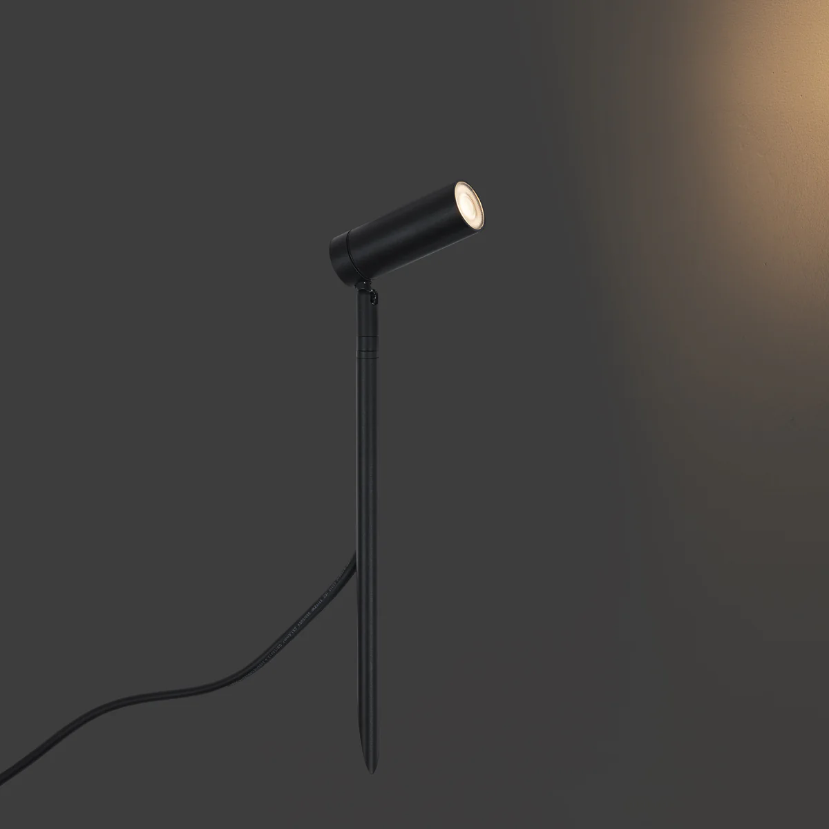 QAZQA Prikspot zwart 40cm incl. LED verstelbaar IP65 incl. snoer en - Image 8