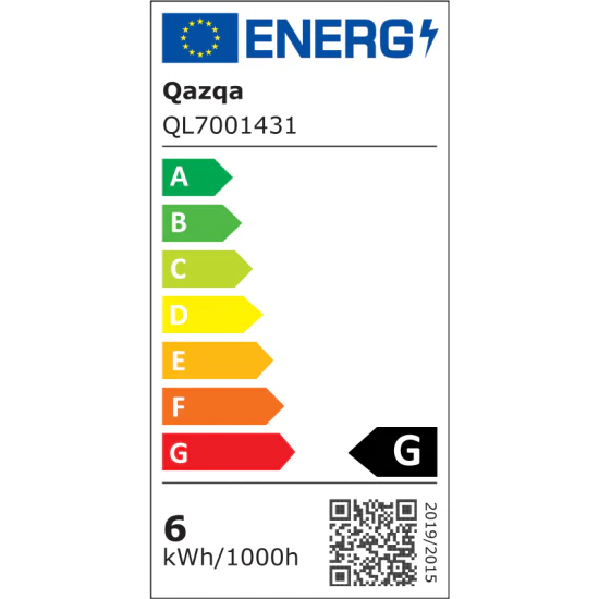 QAZQA Prikspot zwart 40cm incl. LED verstelbaar IP65 incl. snoer en - Image 9