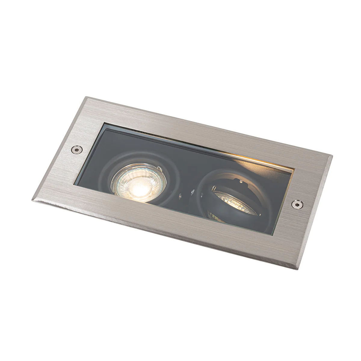 QAZQA Set van 4 moderne grondspots staal 2-lichts verstelbaar IP65 - - Image 10