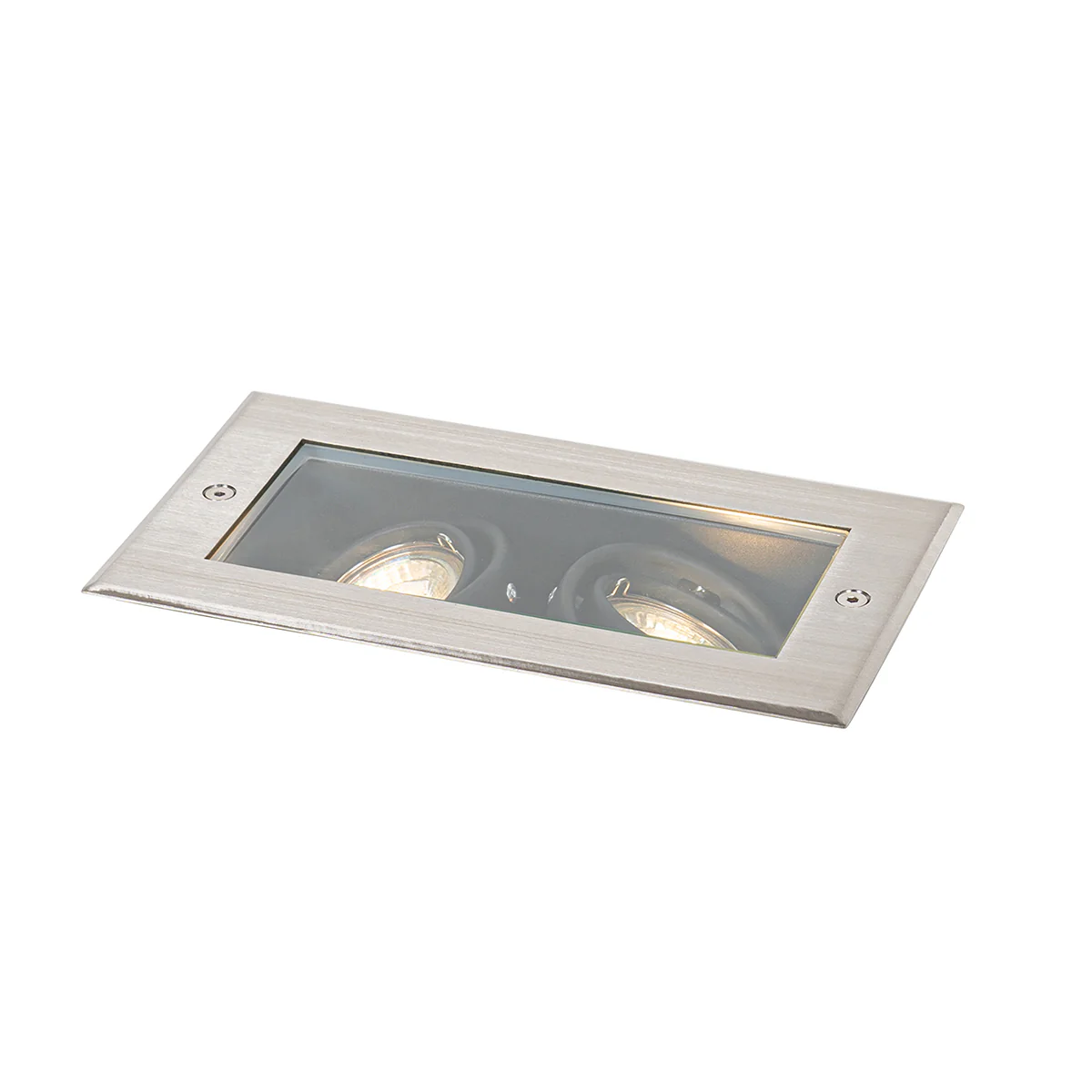 QAZQA Set van 4 moderne grondspots staal 2-lichts verstelbaar IP65 - - Image 3