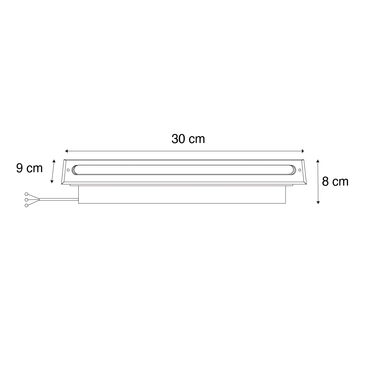 QAZQA Set van 4 moderne grondspots zwart 30 cm incl. LED IP65 - Eline - Image 5