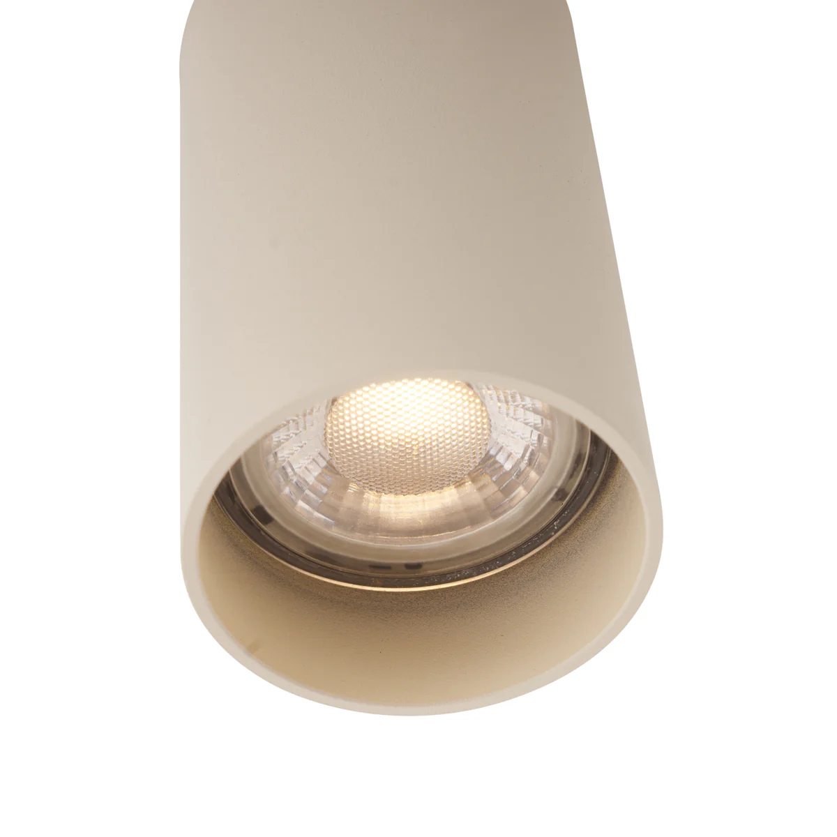 QAZQA Set van 4 moderne opbouwspots beige GU10 50mm rond - Tuba - Image 7