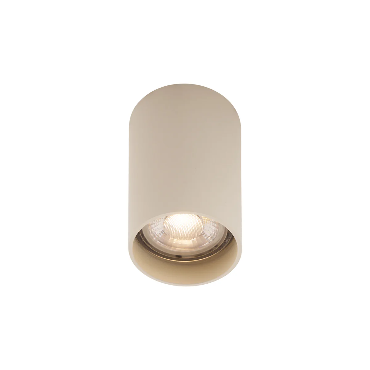 QAZQA Set van 4 moderne opbouwspots beige GU10 50mm rond - Tuba - Image 8