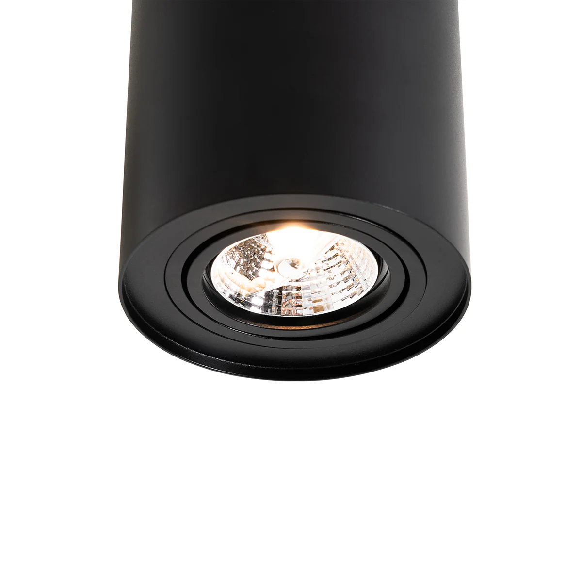 QAZQA Set van 4 moderne plafondspots zwart draai- en kantelbaar AR70 - Image 4