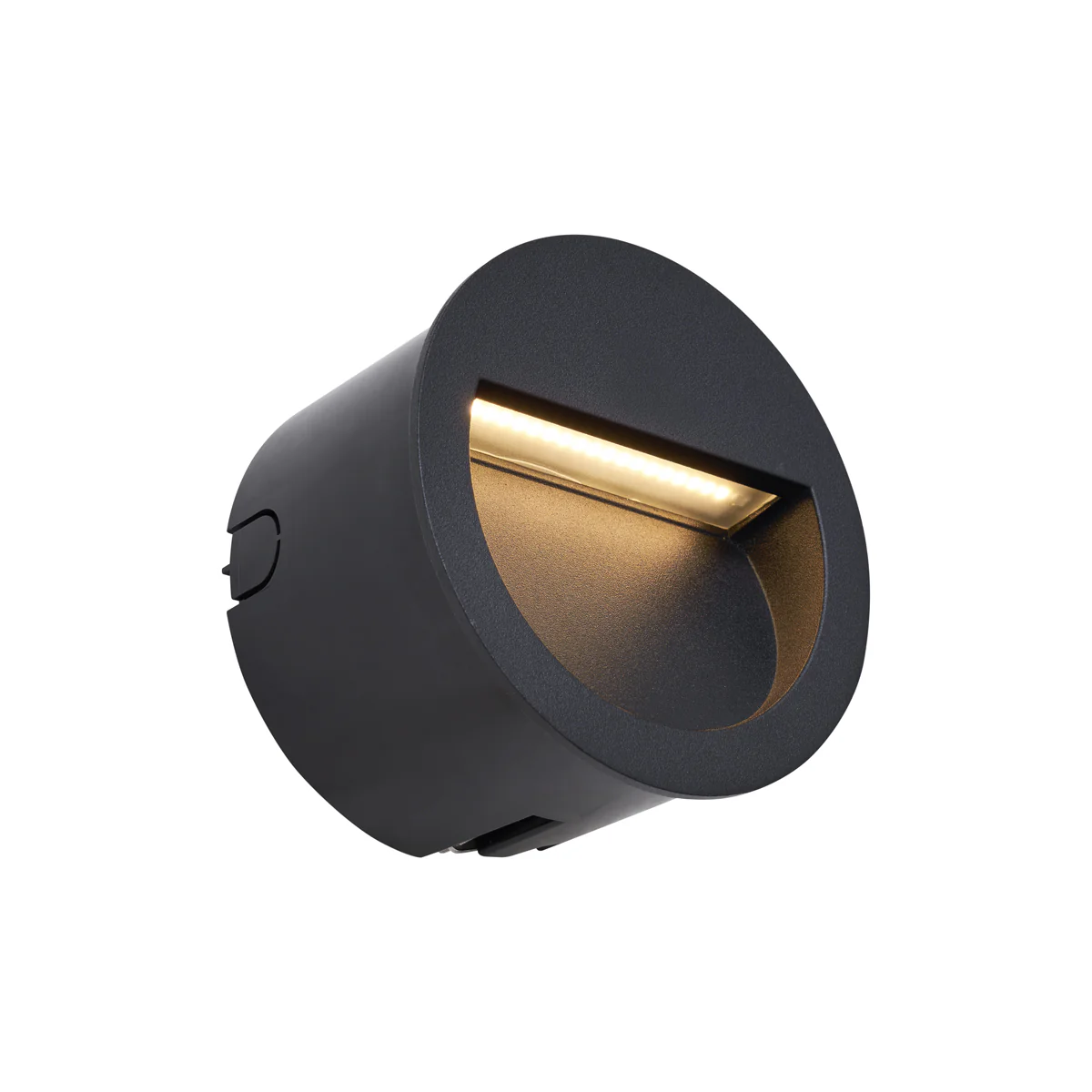 QAZQA Set van 6 moderne inbouw wandlampen zwart incl. LED IP65 - Gem - Image 10