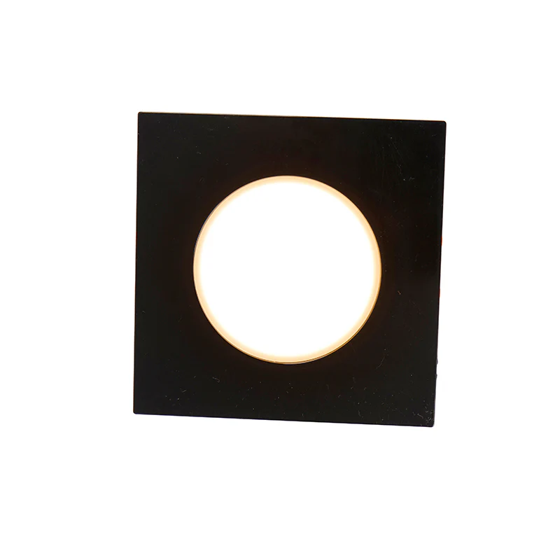 QAZQA Set van 6 moderne inbouwspots zwart incl. LED 3-staps dimbaar - Image 7