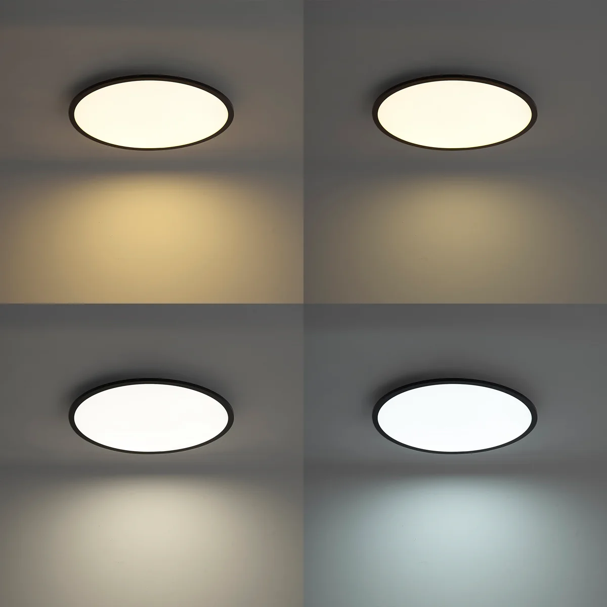 QAZQA Smart LED paneel zwart 60cm incl. LED dim to warm met - Image 10