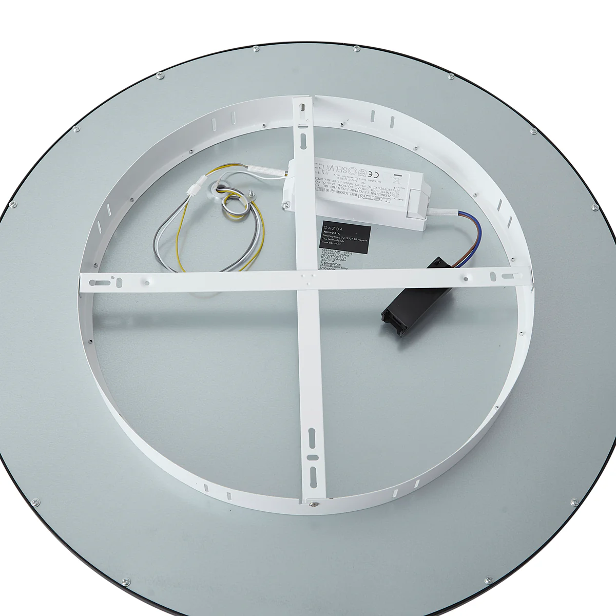 QAZQA Smart LED paneel zwart 60cm incl. LED dim to warm met - Image 9