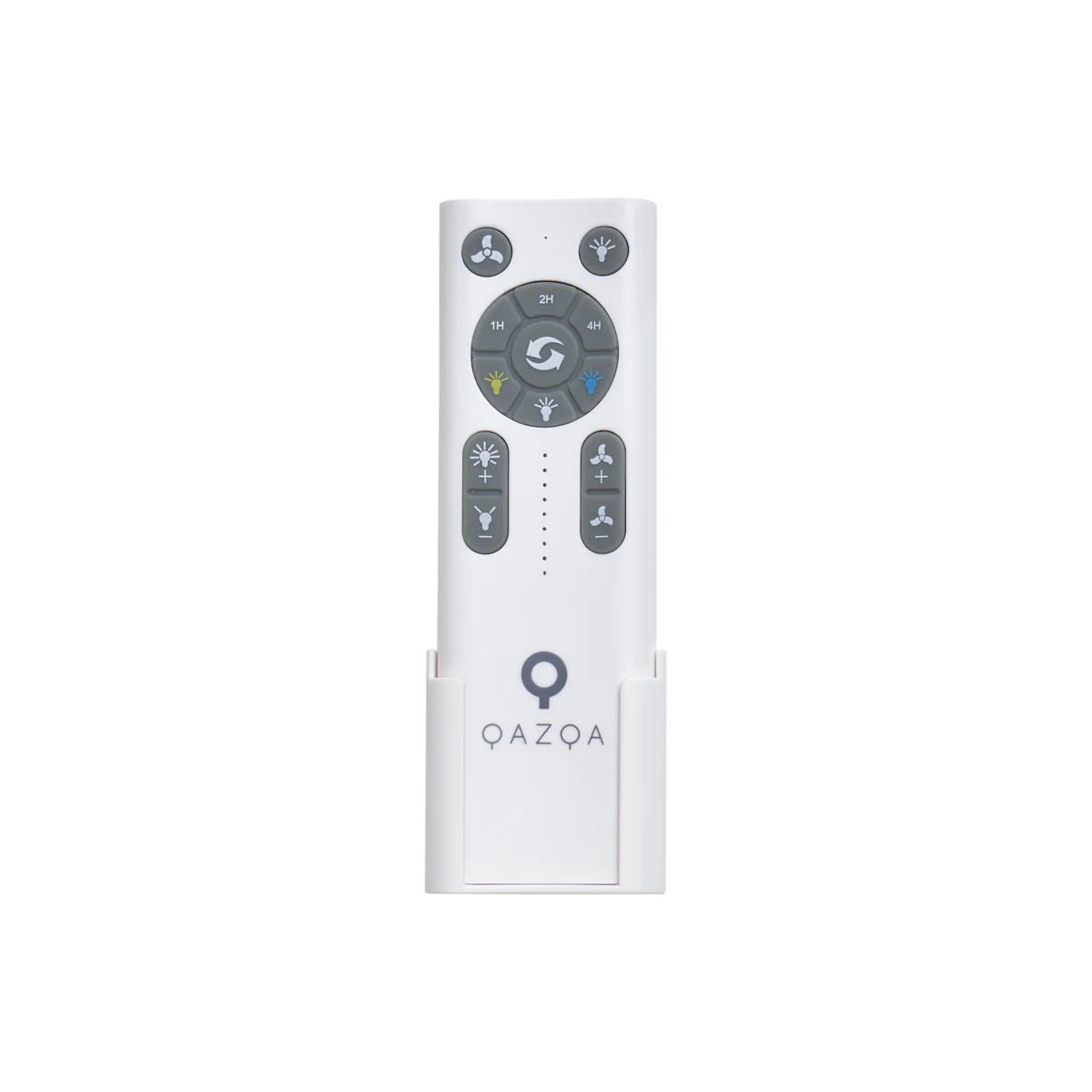 QAZQA Smart plafondventilator zwart met hout print 132cm incl. LED - Image 11