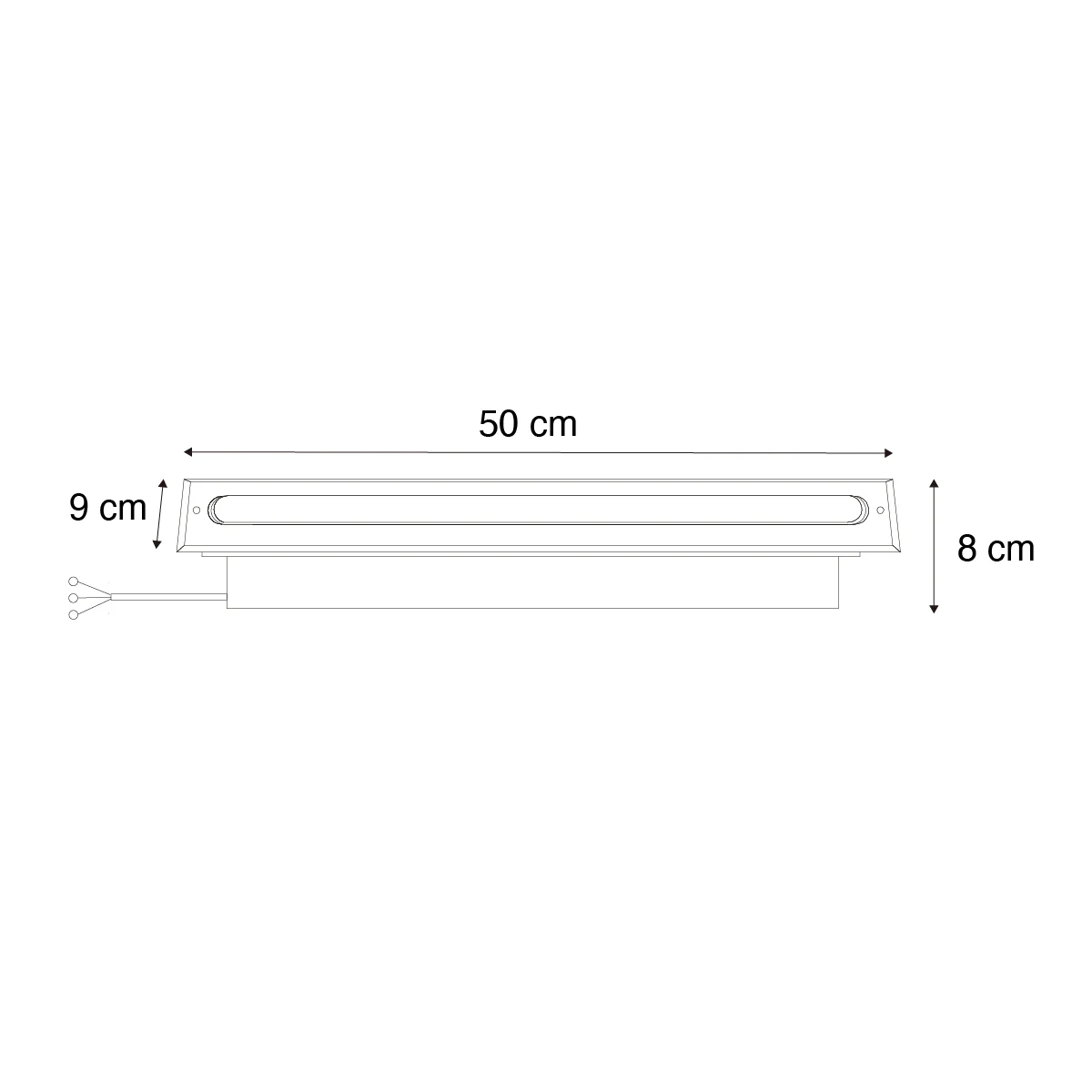 QAZQA St van 2 moderne grondspots zwart 50 cm incl. LED IP65 - Eline - Image 5