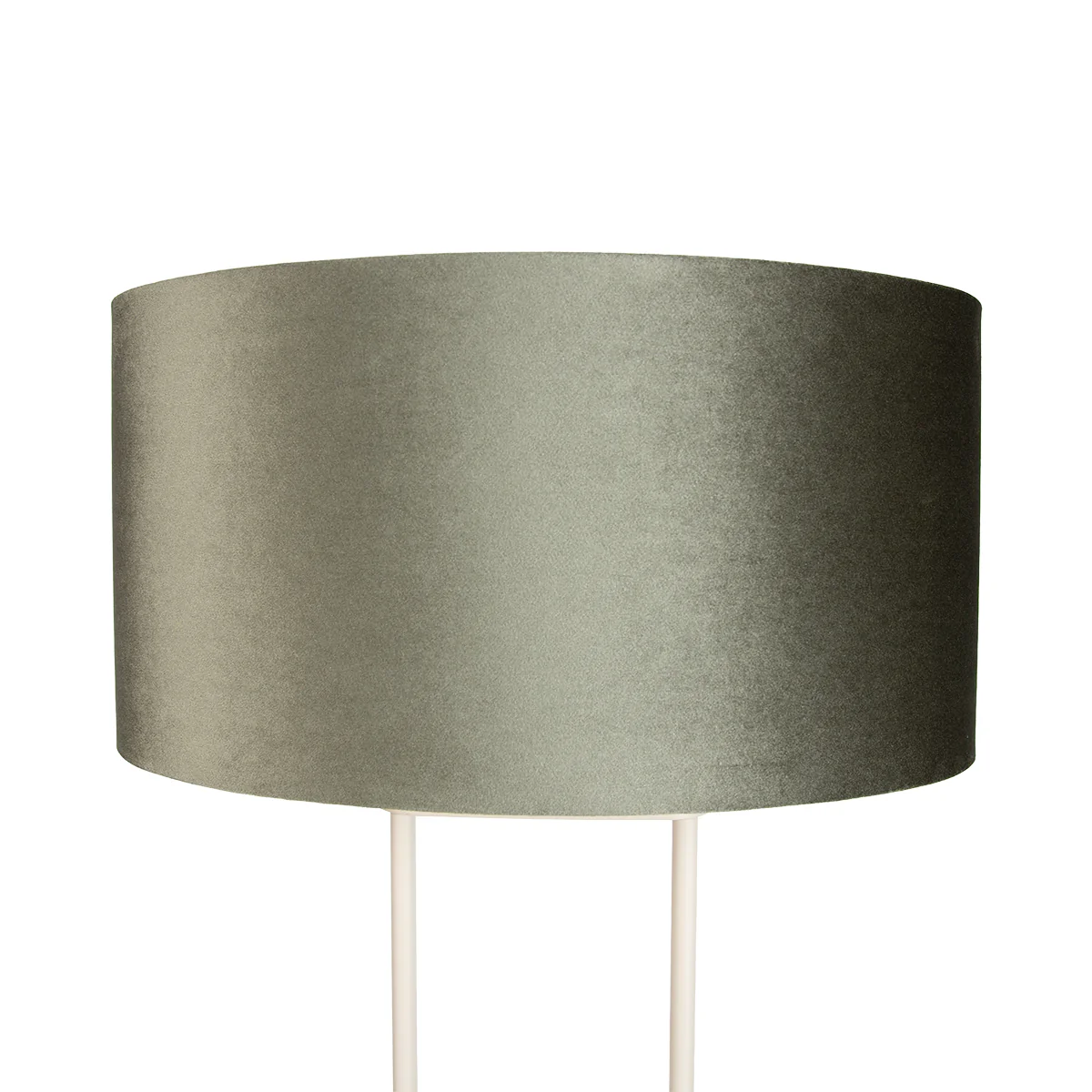 QAZQA Vloerlamp beige met groene ovalen kap en gouden binnenkant 50cm - Image 4