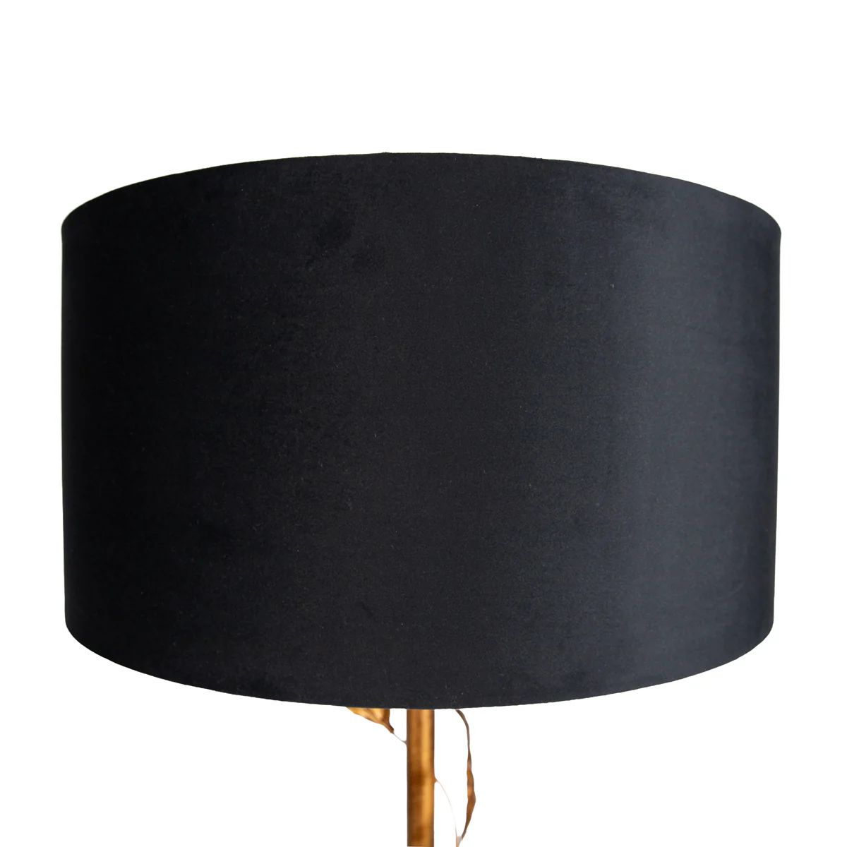 QAZQA Vloerlamp goud met kap zwart en gouden binnenkant 50cm - Linden - Image 3