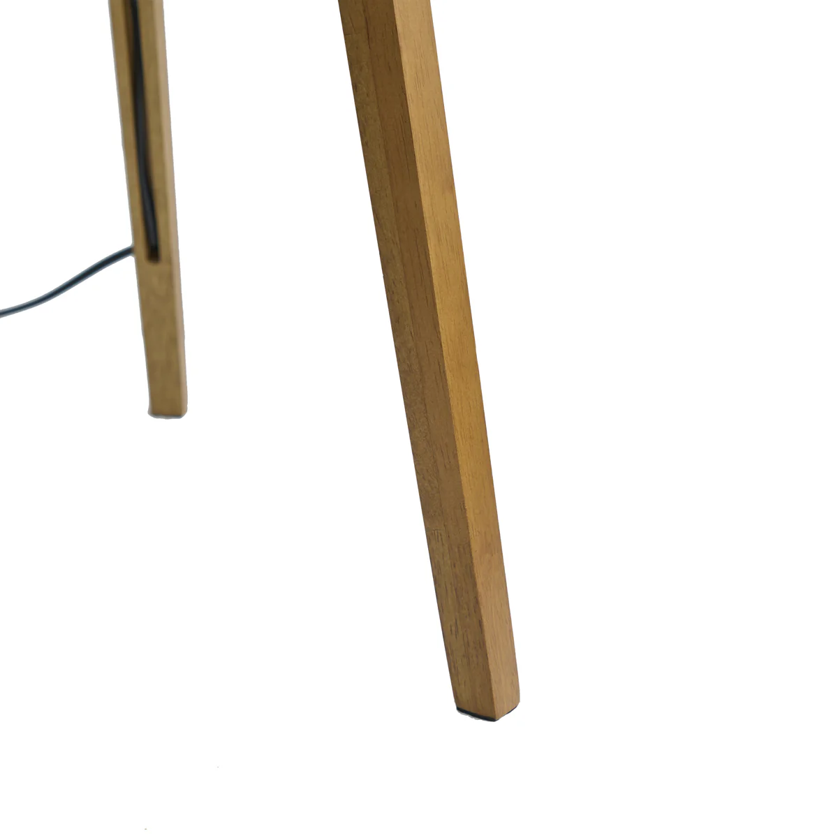 QAZQA Vloerlamp hout met kap multicolor en dierenprint 50cm - Tripod - Image 8