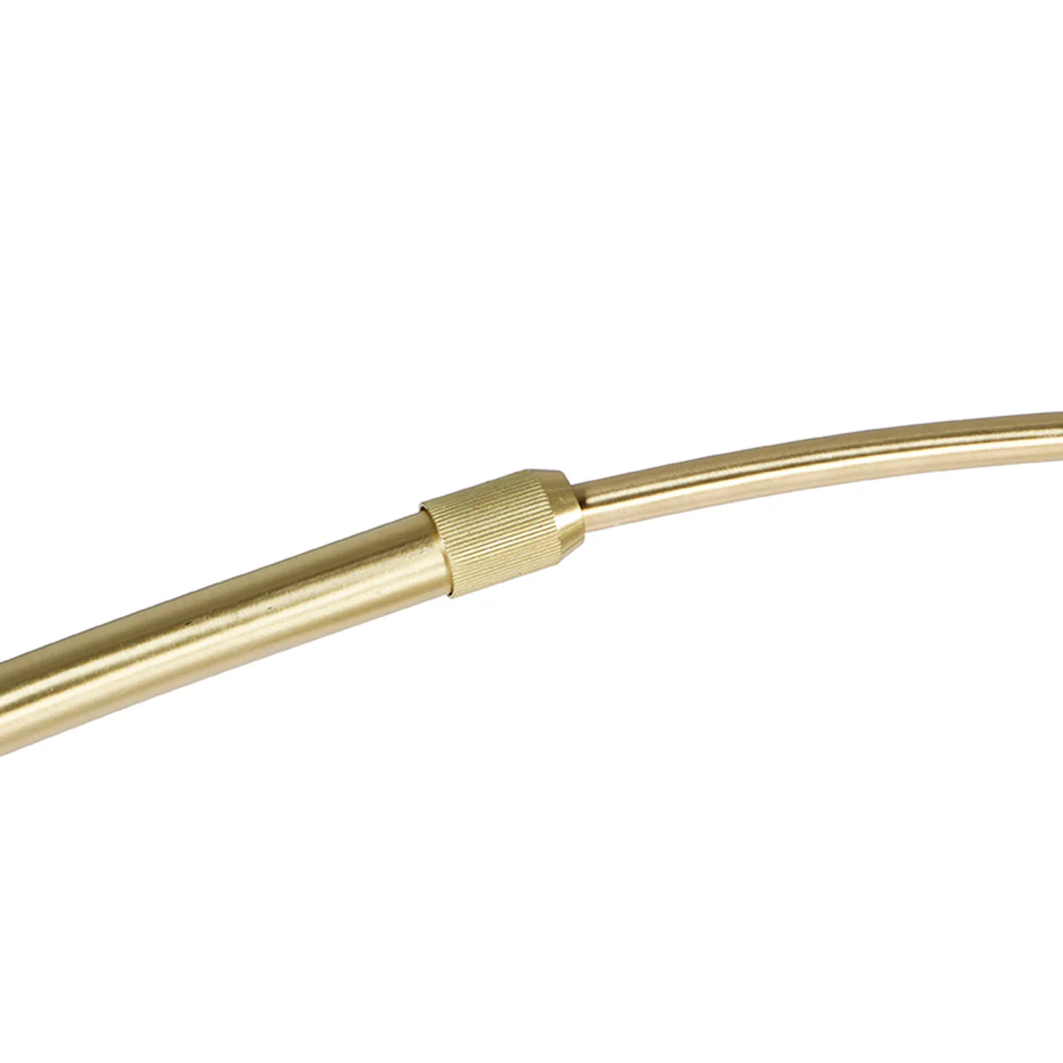 QAZQA Vloerlamp messing met wit en beige gestreepte kap 50cm - XXL - Image 8