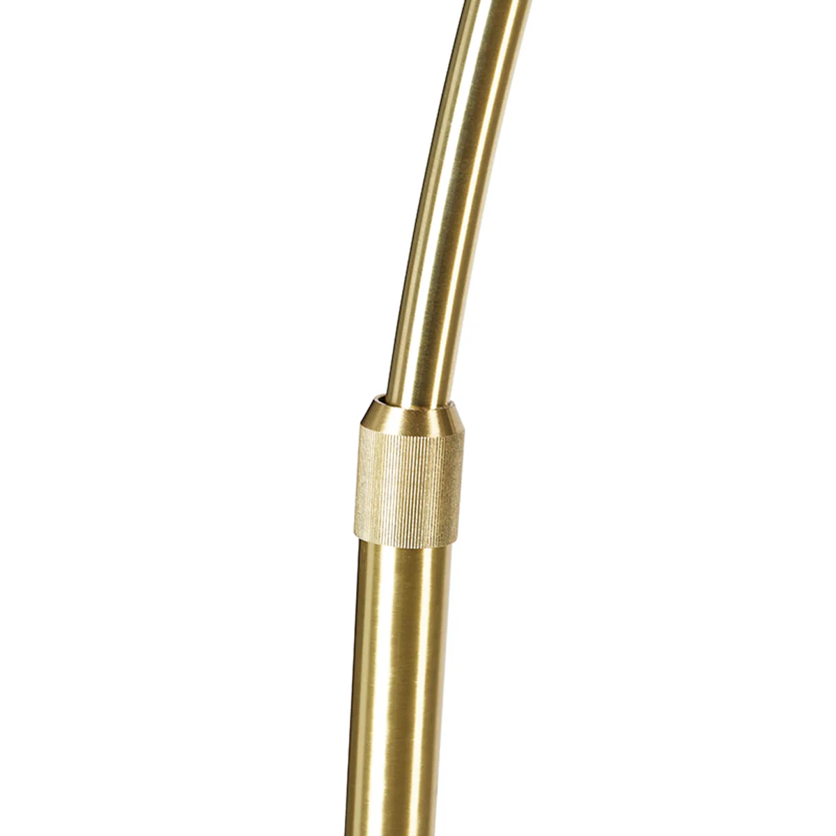 QAZQA Vloerlamp messing met wit en beige gestreepte kap 50cm - XXL - Image 9