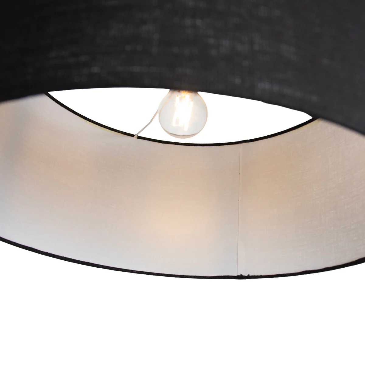 QAZQA Vloerlamp staal verstelbaar met zwarte kap 50cm - Editor - Image 4