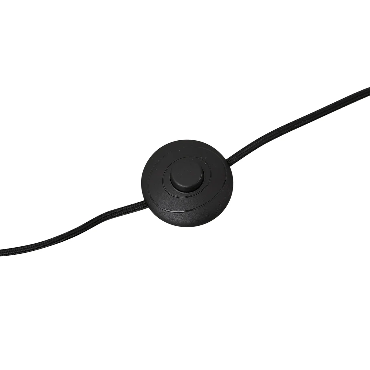 QAZQA Vloerlamp zwart met bloemen kap en witte binnenkant 45cm - - Image 9