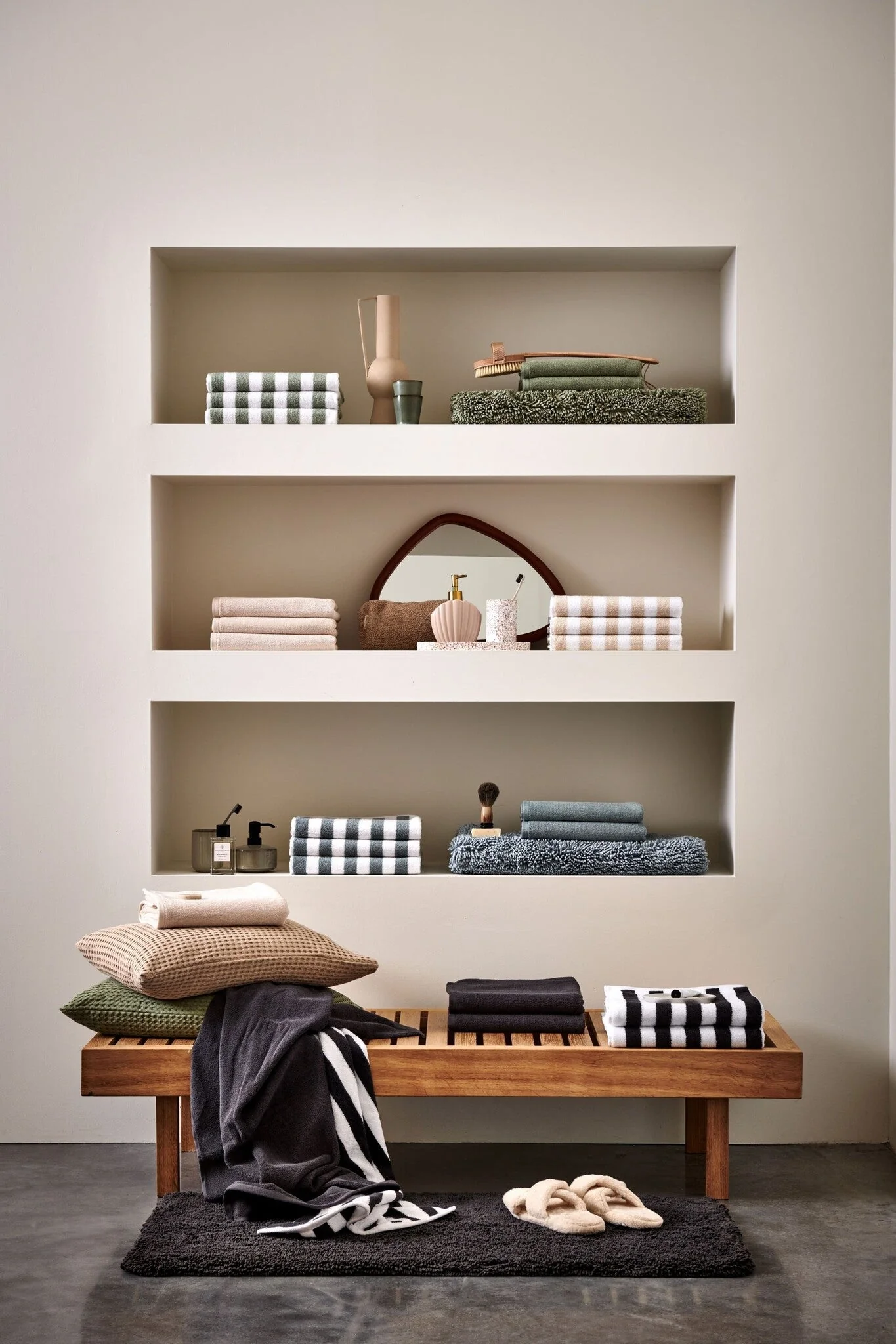 Ranger Spray Badmat Smoke Green | 60 x 60 cm | Groen | Katoen - Image 3