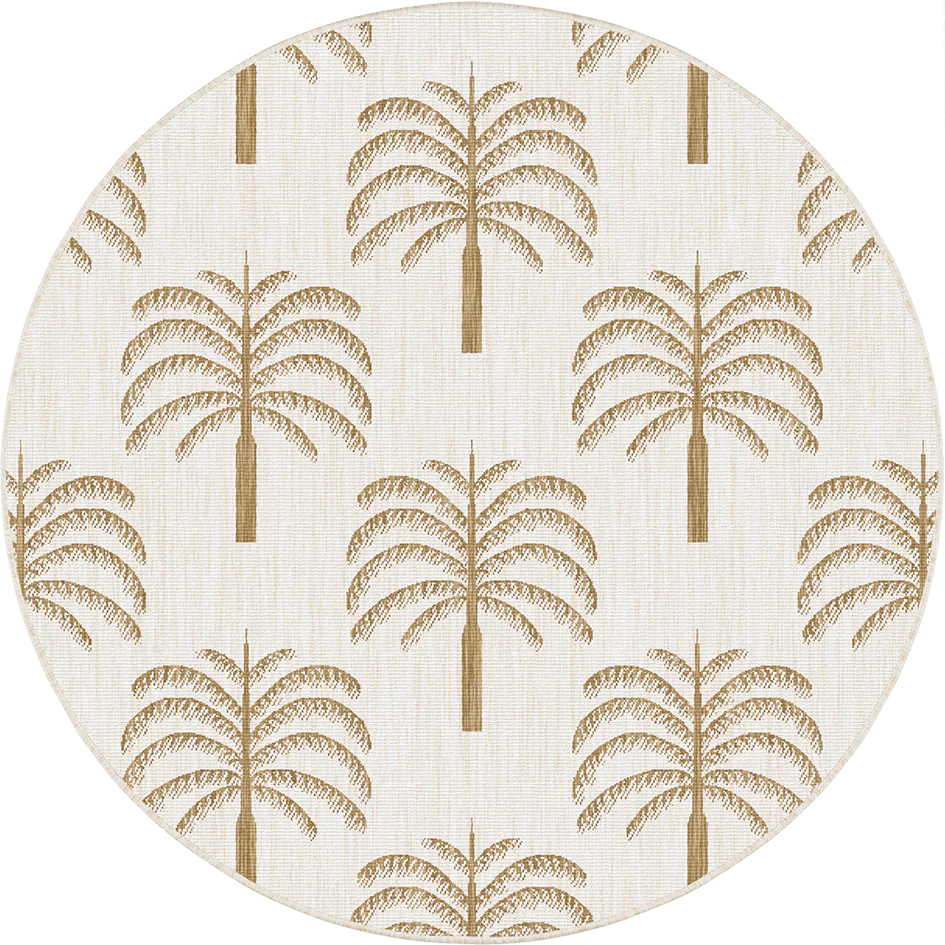 Rond buitenkleed Oase jute - Interieur05 - 200 x 200 cm - Image 2
