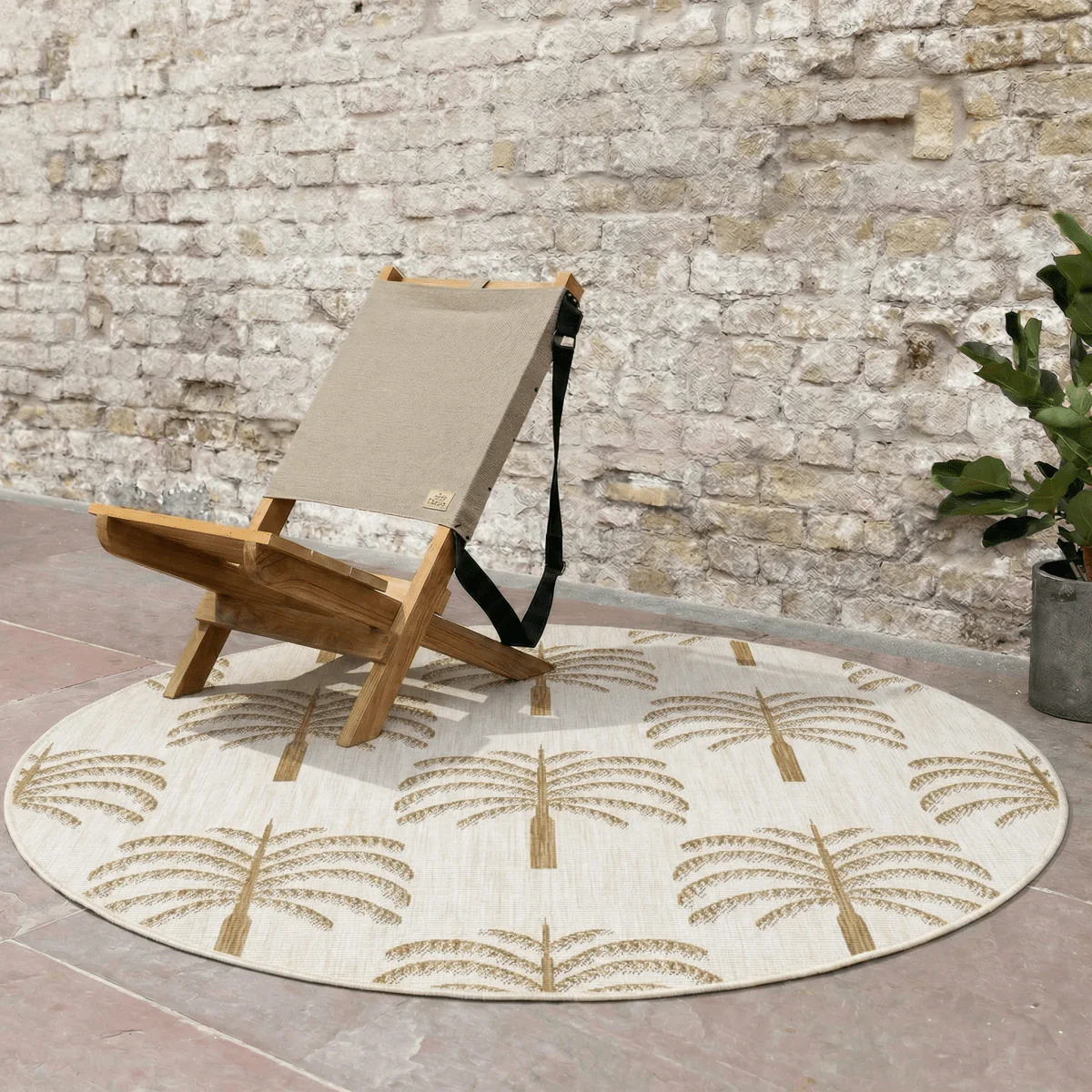Rond buitenkleed Oase jute - Interieur05 - 200 x 200 cm - Image 8