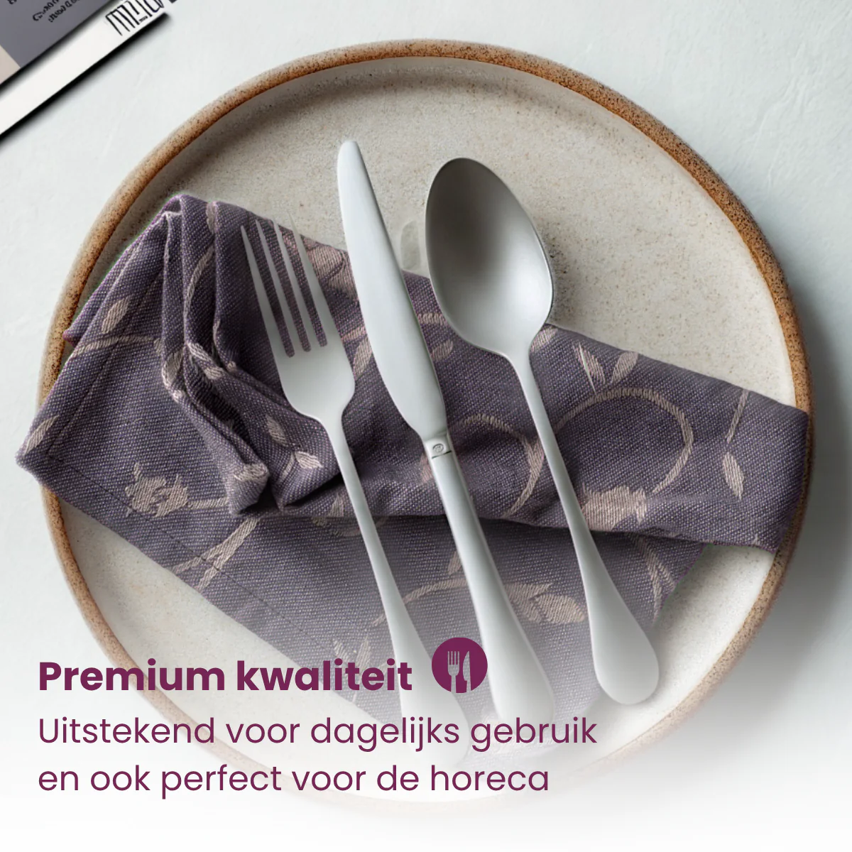 Sambonet Bestekset Bloom - Antique RVS - Monoblock - 36 delig | 6 personen - Image 4
