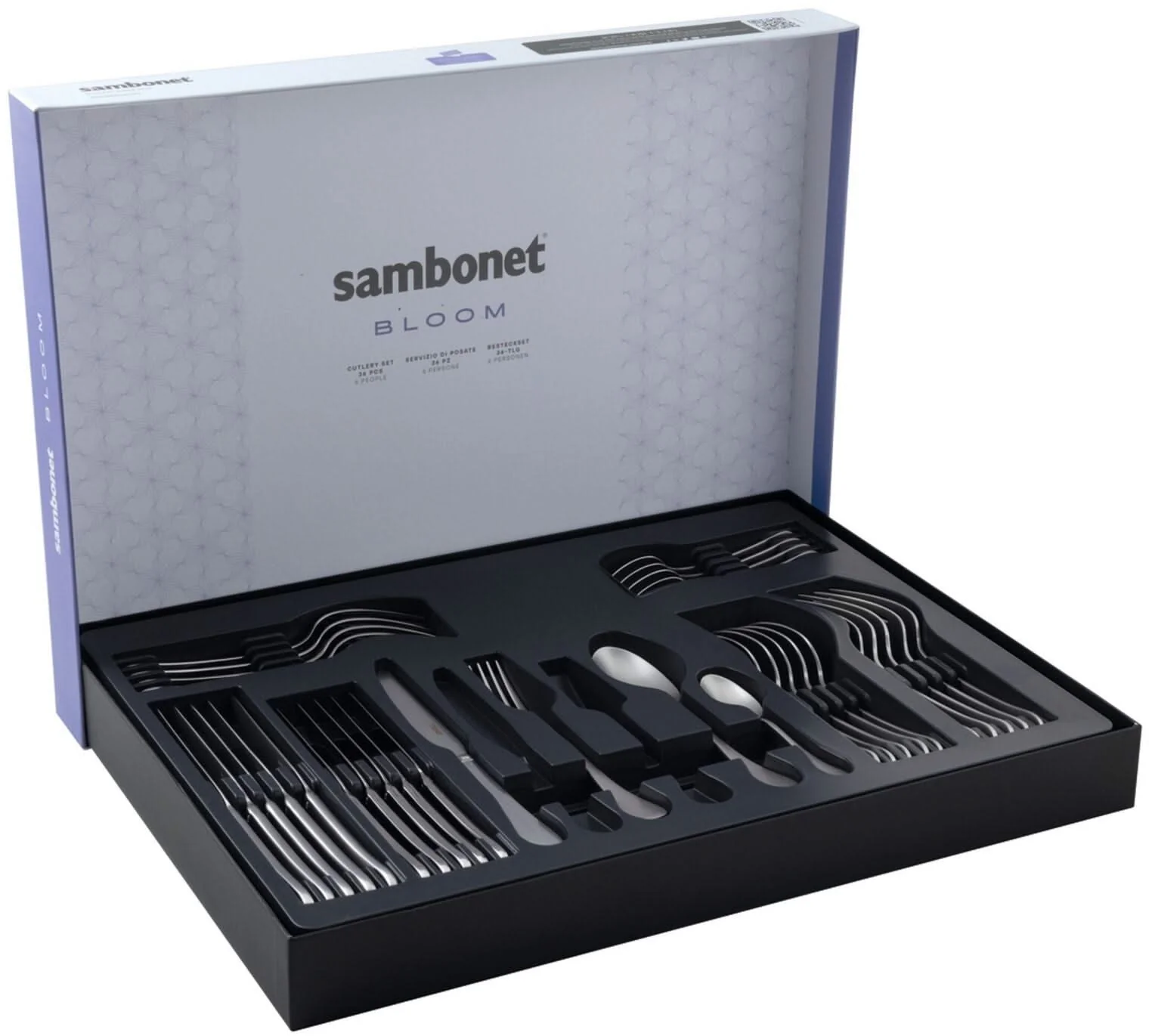 Sambonet Bestekset Bloom - Antique RVS - Monoblock - 36 delig | 6 personen - Image 9
