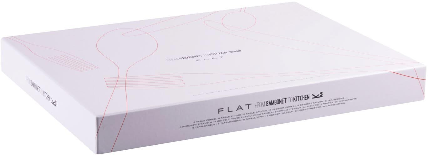 Sambonet Bestekset Flat - RVS - 36 delig | 6 personen - Image 10